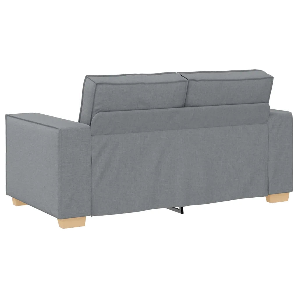 Divano 3 pcs Grigio chiaro 220 x 80 x 84 cm Tessuto misto lino 3324609