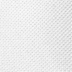 Set 2 Coprisedie Elasticizzati in Poliestere Bianco