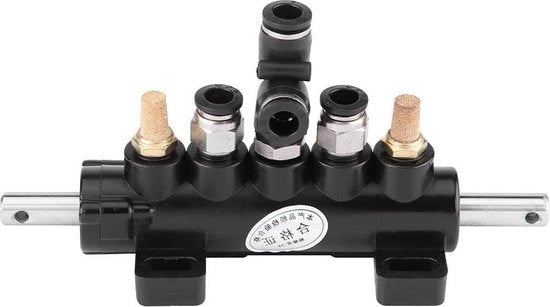 Valvola di Controllo dell'Aria Pedaliera di Accoppiamento Macchina di Accoppiamento in Alluminio Leggero 8mm OD Tubo Connettori Interruttore Pneumatico di Tipo B di Alta Qualità - Adatto per la Sostituzione delle Gomme .