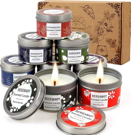 Set di candele profumate – Set di candele profumate per regalo – Set di candele profumate  – Set di candele profumate per dono