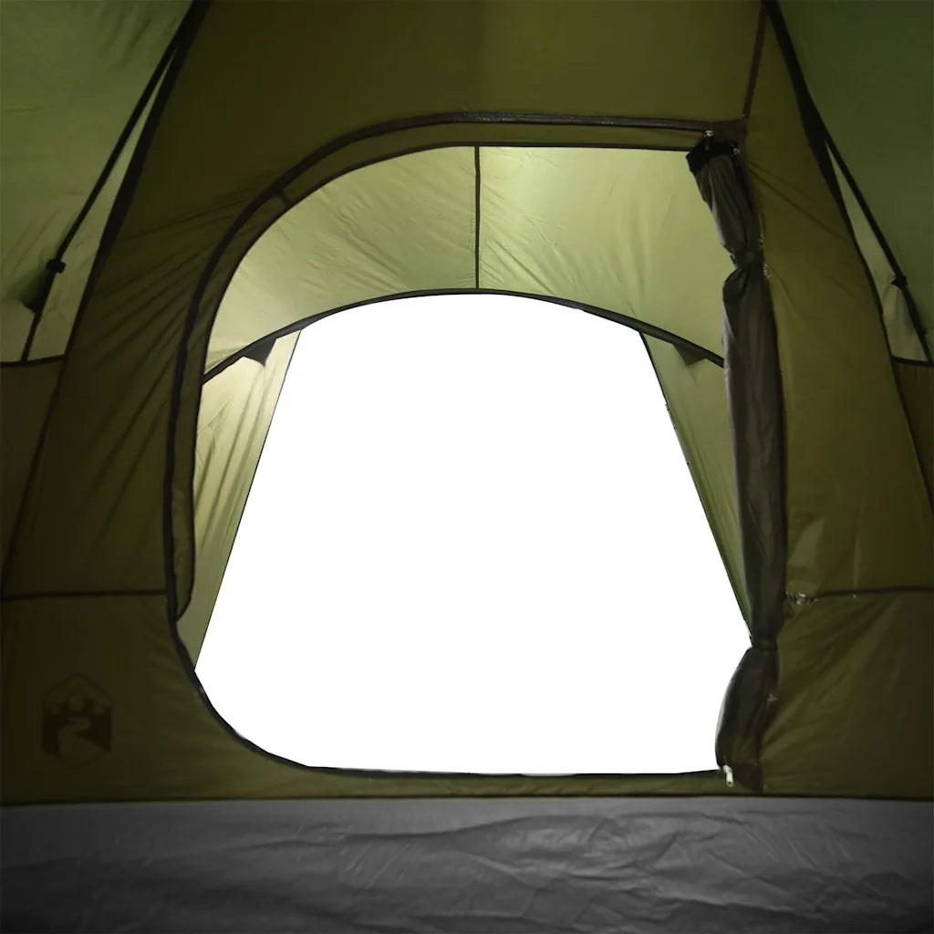 Tenda Familiare a Cupola 6 Persone Verde Oliva Impermeabile 4009470