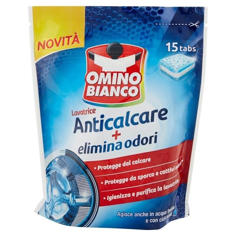 OMINO BIANCO LAVATRICE ANTICALCARE 15 TABS