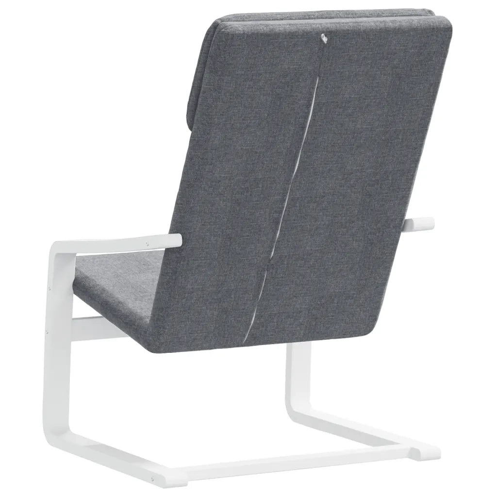 Poltrona | Sedia Relax Grigio Scuro in Tessuto