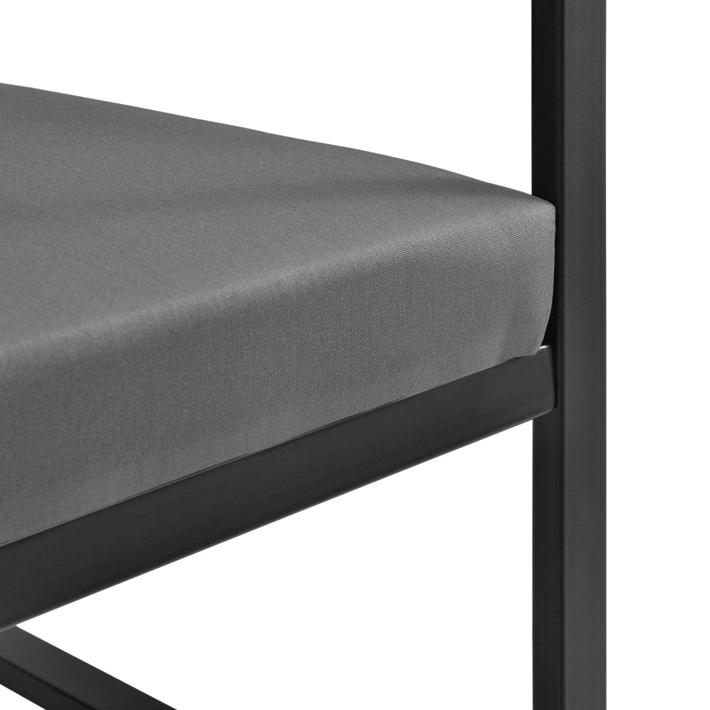 Set di 2 robuste sedie da giardino per esterni con comodi cuscini nero 70 x 60 x 60 cm 03_0000173