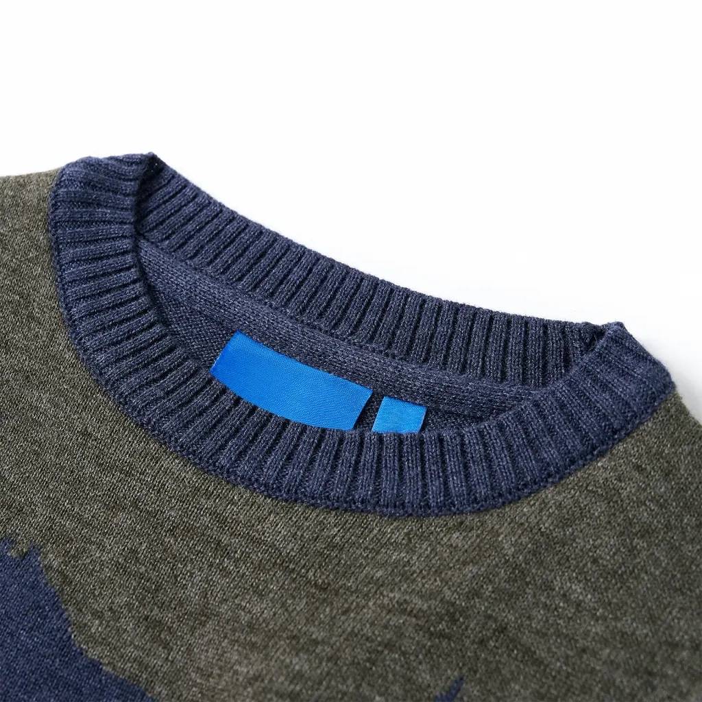 Maglione per Bambini Lavorato a Maglia Blu Marino 92 14499