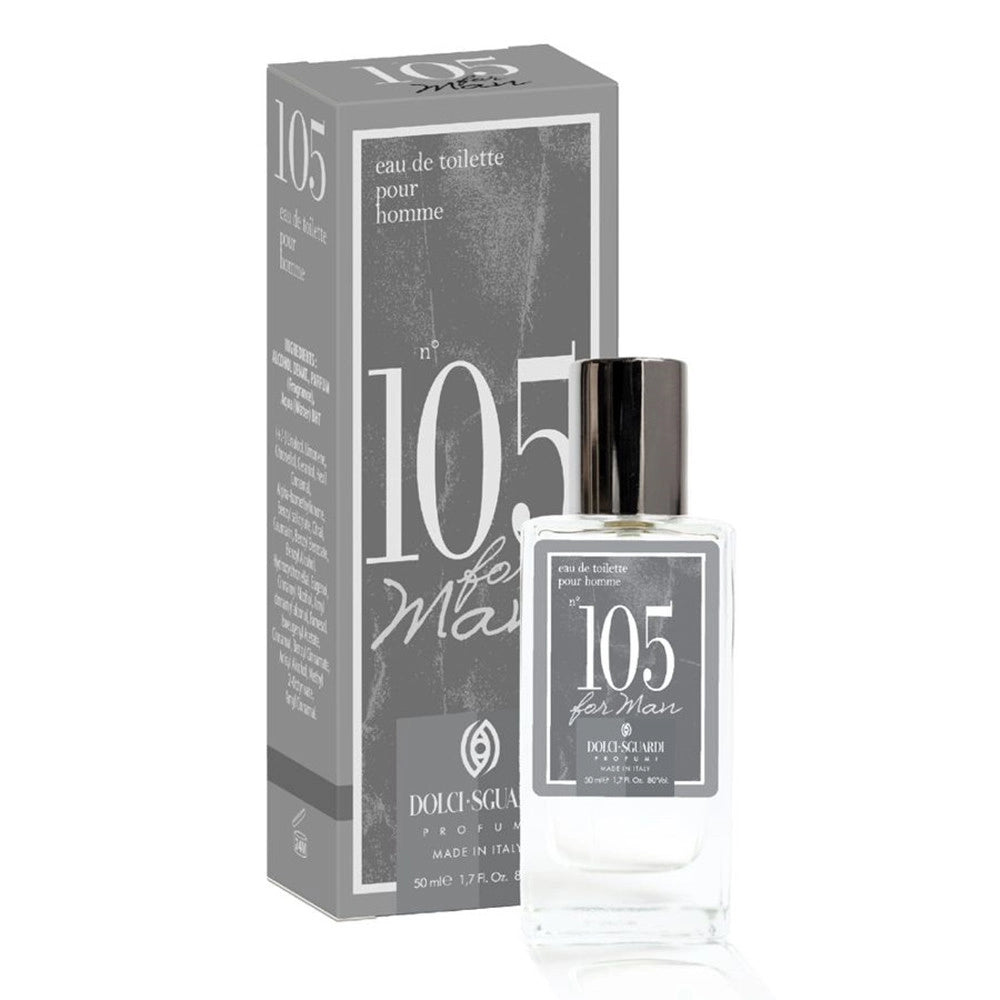 Trade Shop - Profumo Corpo Eau De Toilette Per Uomo N°105 Da 50ml Fragranza Potente Maschile 006271 -