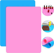 Due pezzi di mat di silicone per tafelmattone di resina epossidica, mat per tafelmattone, mat per decorazione di tavolo, 30 x 40 cm per lavori di fai da te e decorazione di tavolo