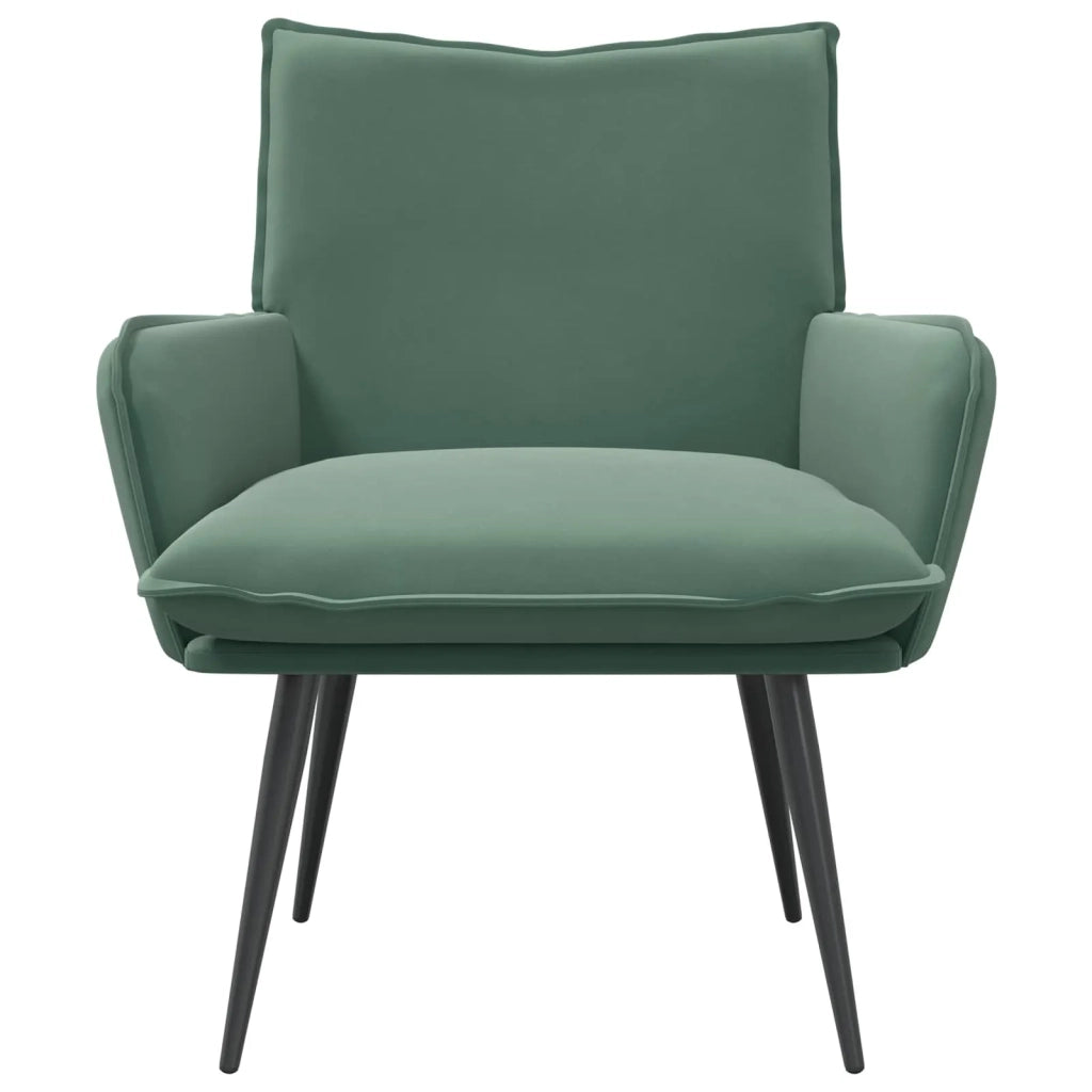 Poltrona Verde Mare Velluto 42047734