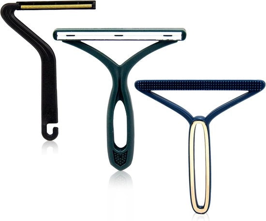 Pulitore di pelo portatile per tappeti e abiti - aspirapolvere per tappeti - manuale con manigliona - rimuove peli e pelliccioli - per tappeti e tessuti
