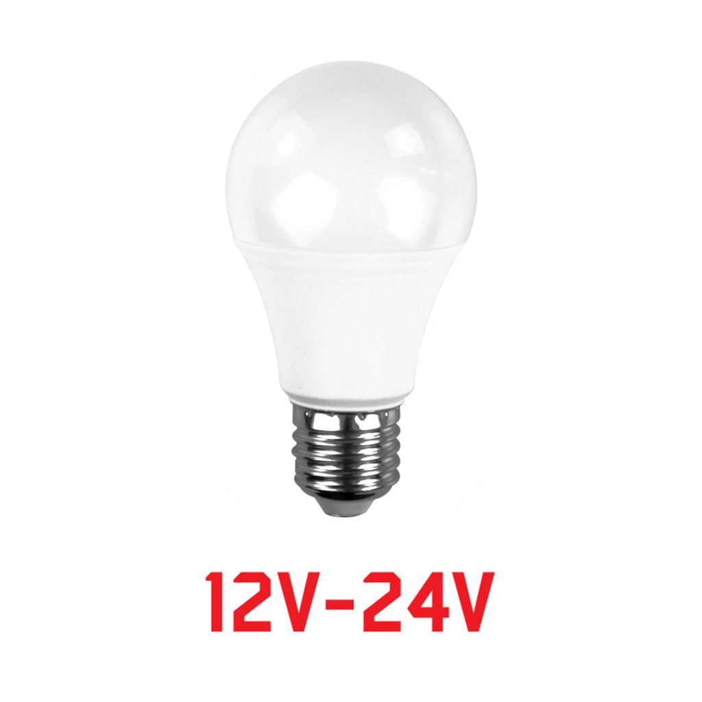 Alcapower Lampadina LED Classica E27 10W 1000lm 3000K Luce Calda Multitensione 9-30V AC/DC Ideale per Camper Nautica e Impianti Fotovoltaici