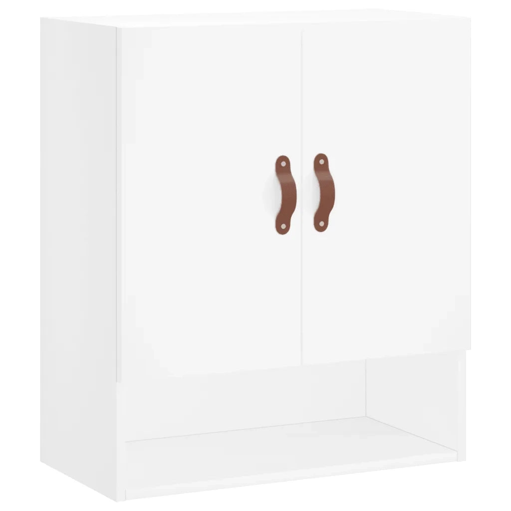Armadietto a Muro Bianco 60x31x70 cm in Legno Multistrato 829884