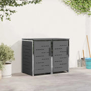 Stoccaggio contenitore a ruote Antracite 138 x 77,5 x 112,5 cm 3422240