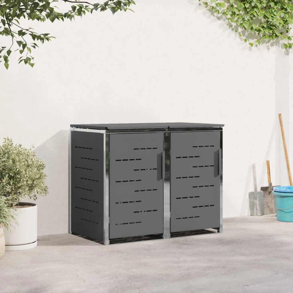 Stoccaggio contenitore a ruote Antracite 138 x 77,5 x 112,5 cm 3422240
