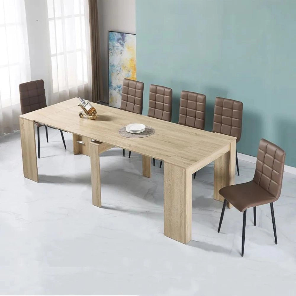 Consolle allungabile Ofelia 90x50x76h cm colore rovere