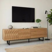 Cassettiera per TV naturale in truciolare 180 x cm