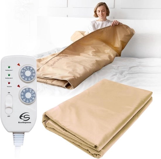 Sauna a Infrarossi - 180 x 220 cm con Comando a Distanza per Relax e Detossinazione