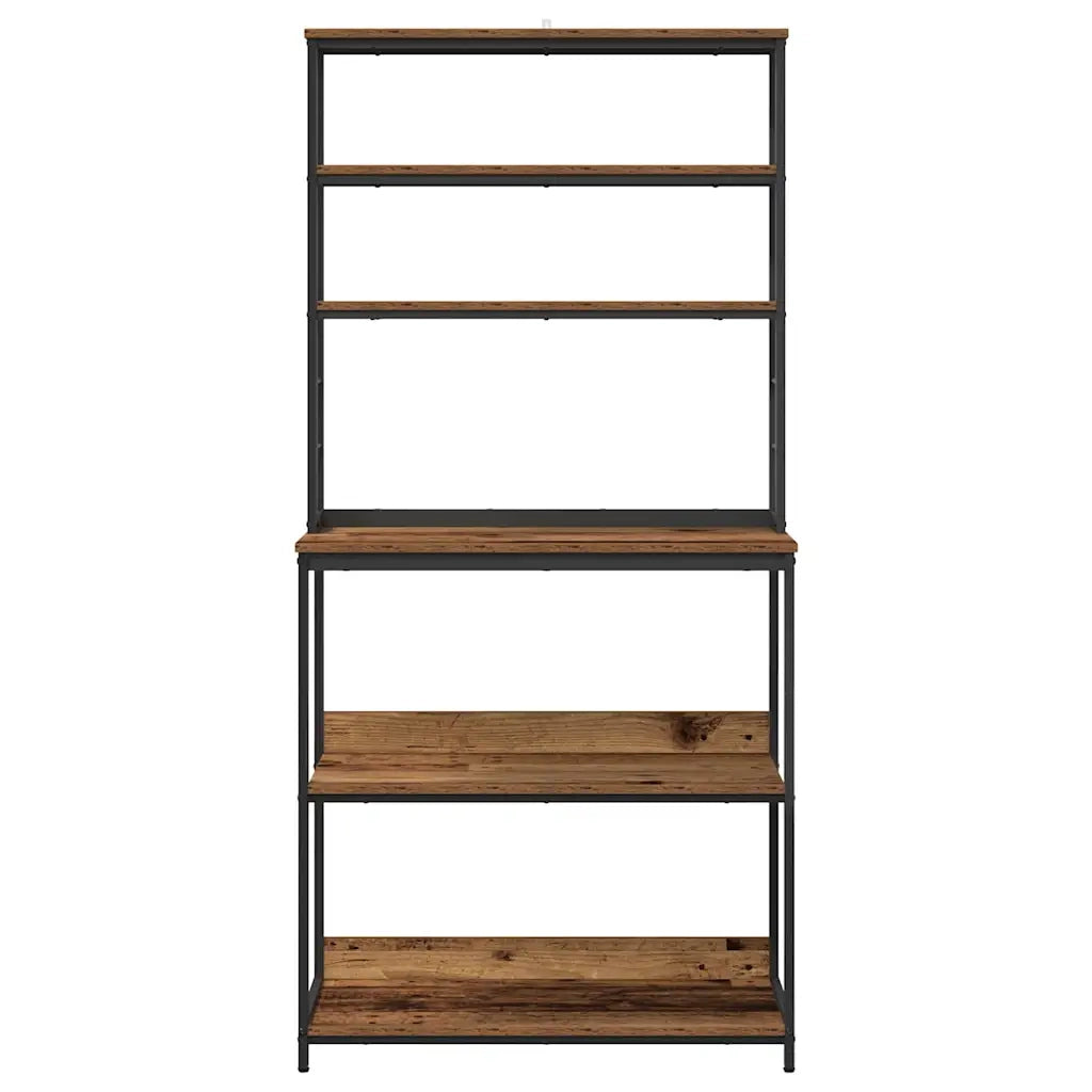 Mensola da cucina Legno vecchio 80 x 40 x 168 cm CFW8611374