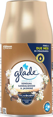 SET 4 RICARICA DEODORANTE GLADE AUTOMATIC DA 269ML BALI SANDALO E GELSOMINO