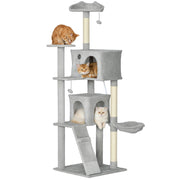 Letto per Gatti con Sisal e Cuscino ¨C Zephmum ¨C Grigio Chiaro 180x