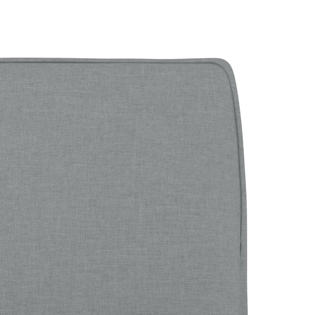 Sedia Lounge Grigio Chiaro 52x75x76 cm in Tessuto 351312