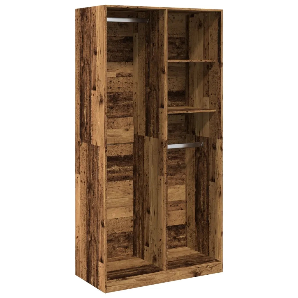 Armadio Legno Antico 100x50x200 cm in Legno Multistrato CFW8983018