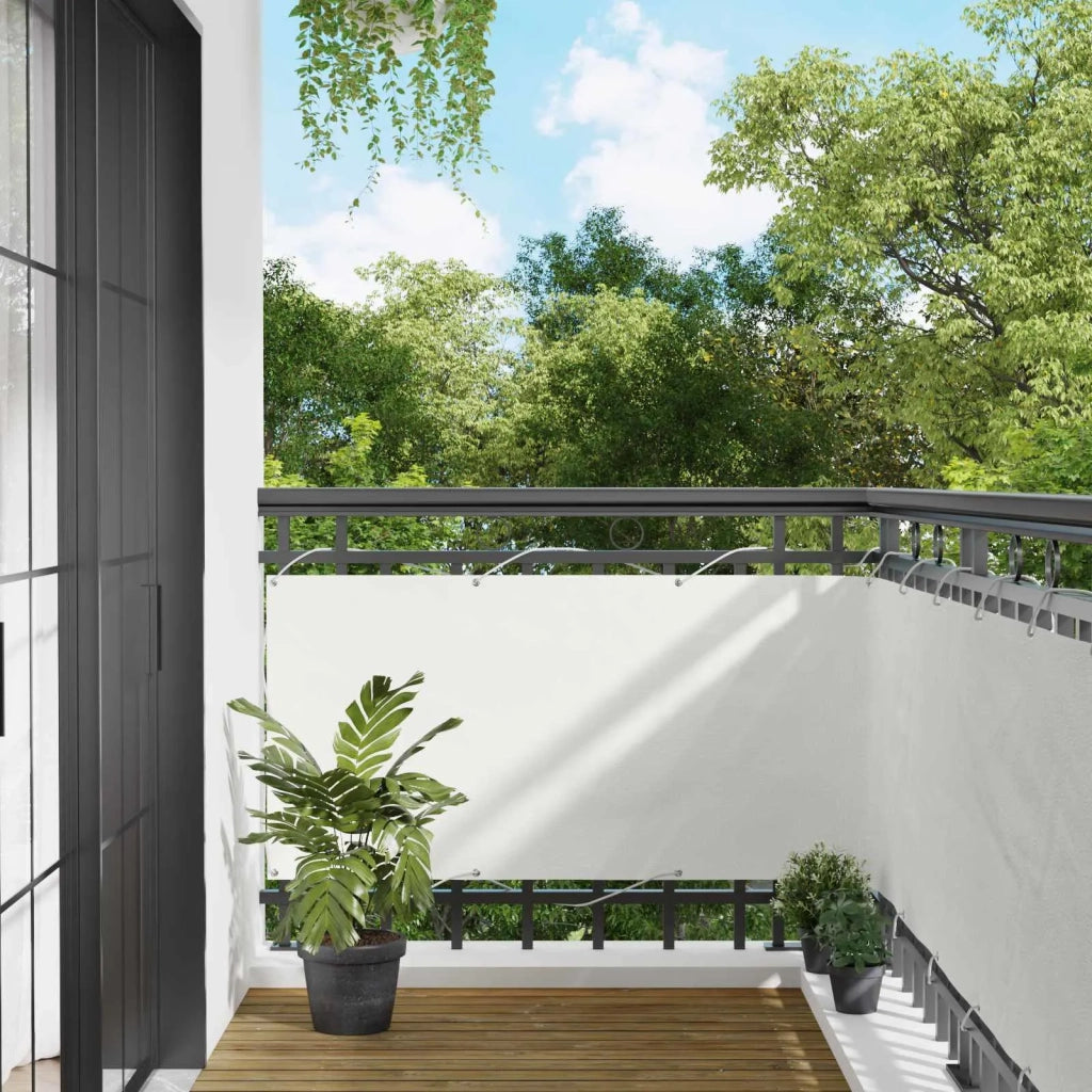 Schermo da balcone Bianco 75 x 200 cm 42030599