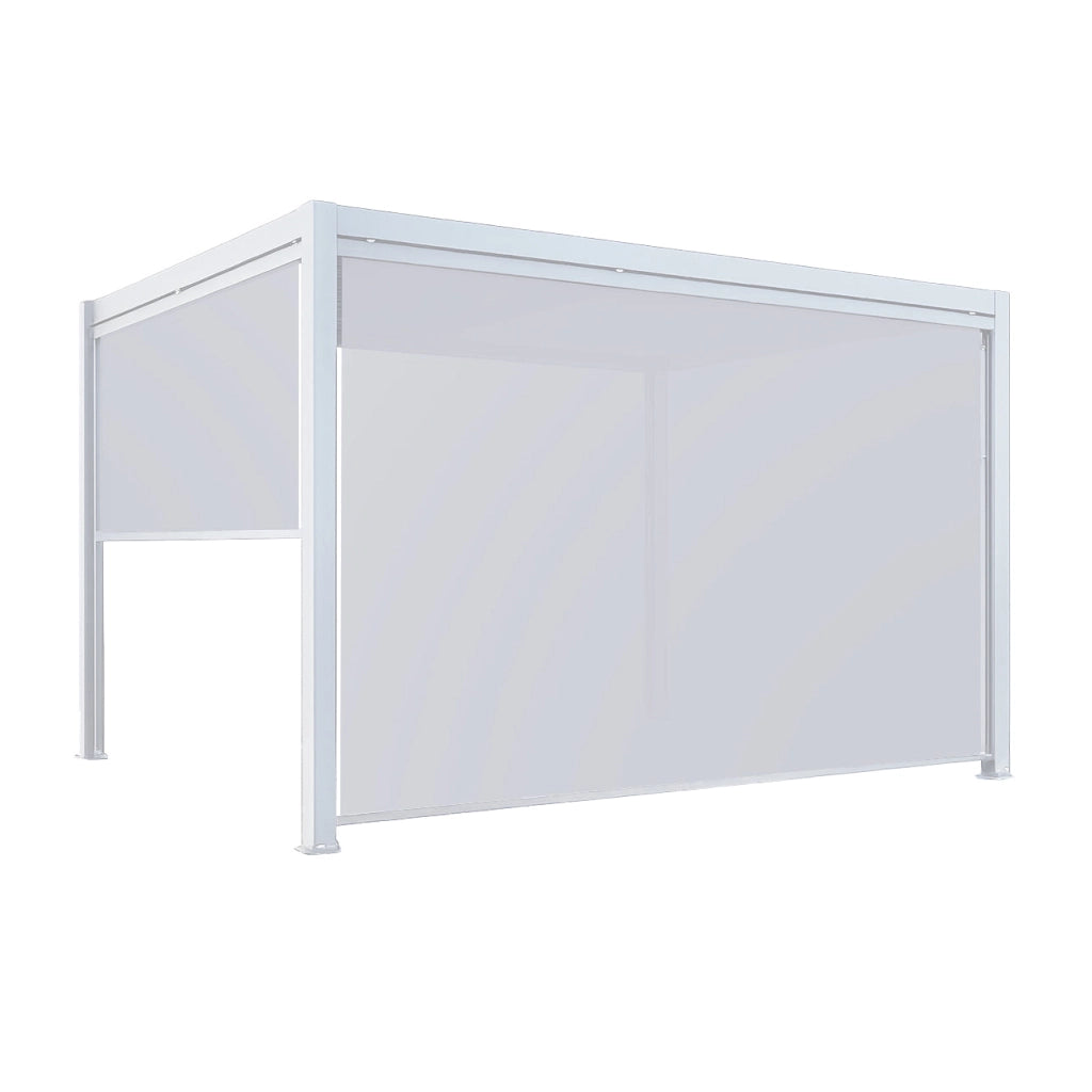Parete laterale per pergola in alluminio textilene - TONY