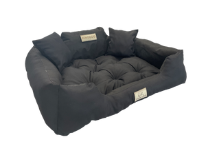 AIO FACTORY 130x105 cm KINGDOG Cuccia per cani impermeabile personalizzabile Nero