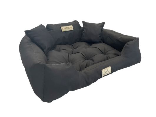 AIO FACTORY 130x105 cm KINGDOG Cuccia per cani impermeabile personalizzabile Nero