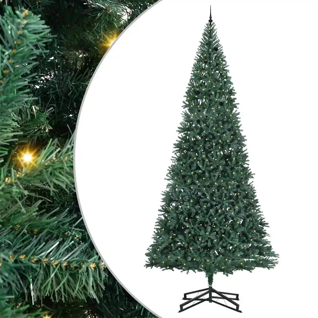 Albero di Natale Artificiale Pre-illuminato con Set di Palline 3394843