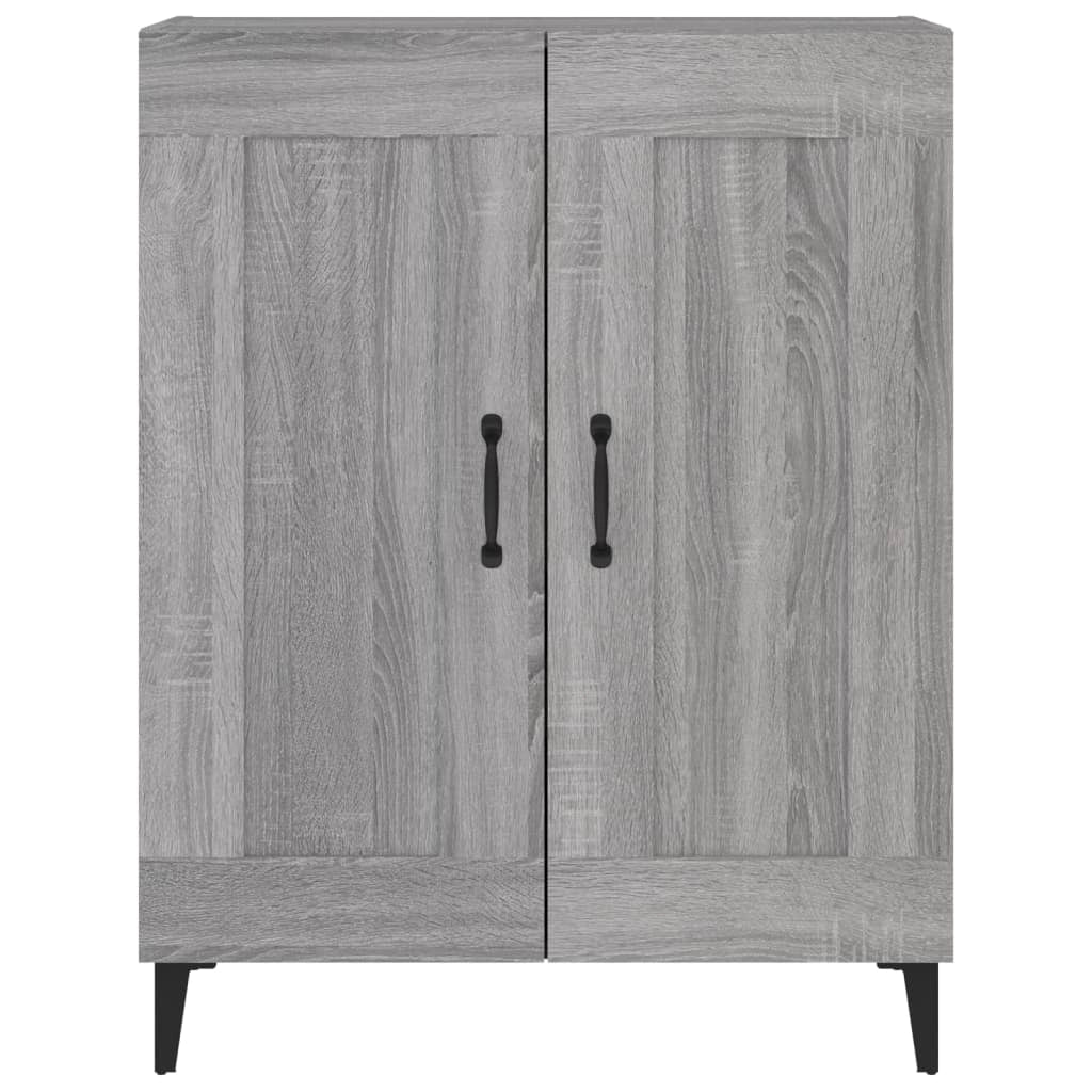 Buffet credenza cassettiera armadio mobile contenitore organizer per cucina soggiorno salotto Sonoma 69,5 x 34 x 90 cm legno ingegnerizzato grigio 02_0036432