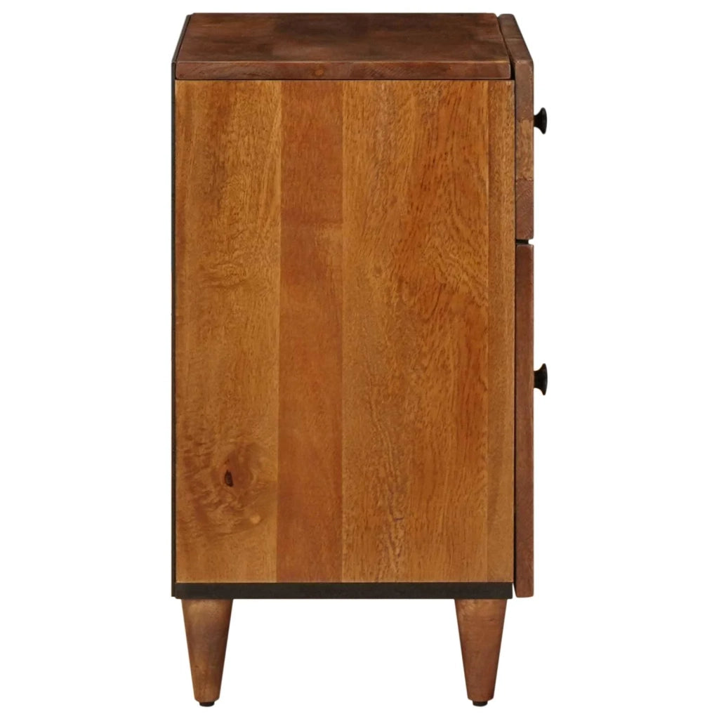 Armadio da Notte con cassetto Marrone 50 x 33 x 60 cm