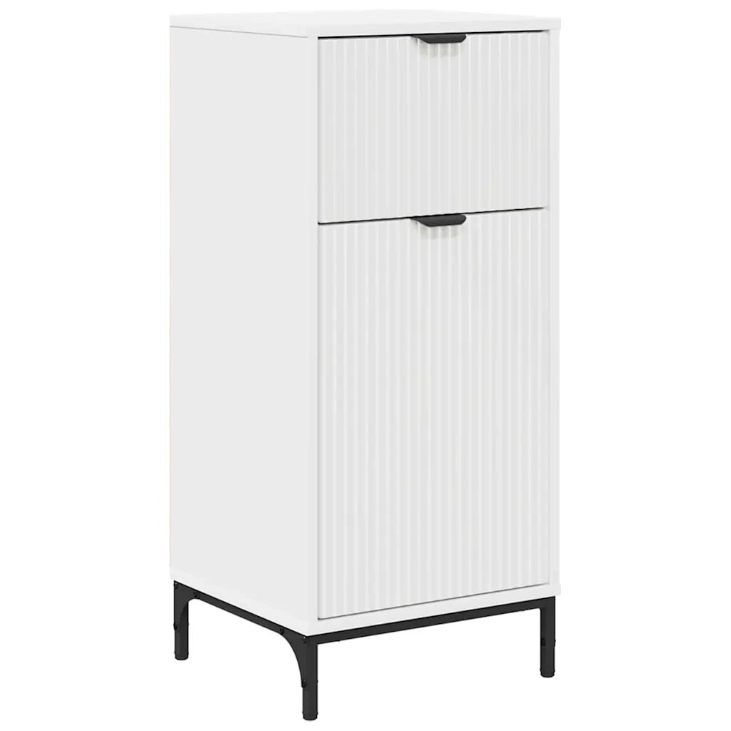 Mobile da Bagno con cassetto con porta Bianco 39,5 x 36 x 88 cm