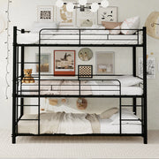 letto a castello in ferro nero 92 x 192 cm