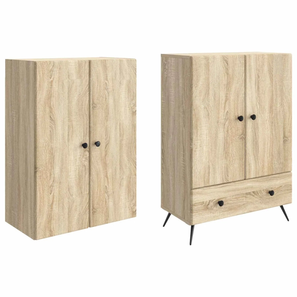 Set di armadi 2 pcs Rovere Sonoma Legno ingegnerizzato