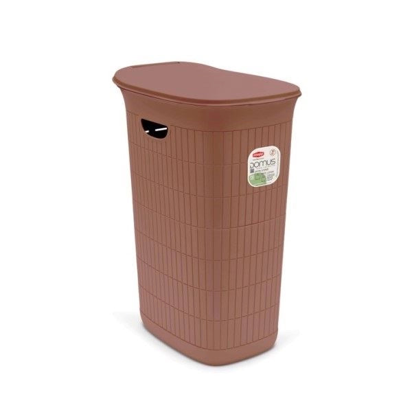 Cesta Portabiancheria con Coperchio Domus Mocha Mousse 36 Litri