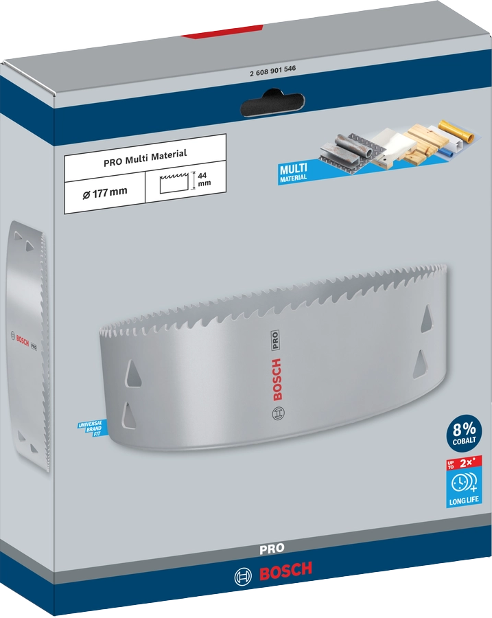 SEGA A TAZZA MULTIMATERIALE BOSCH PRO diametro 177 mm 2608901546