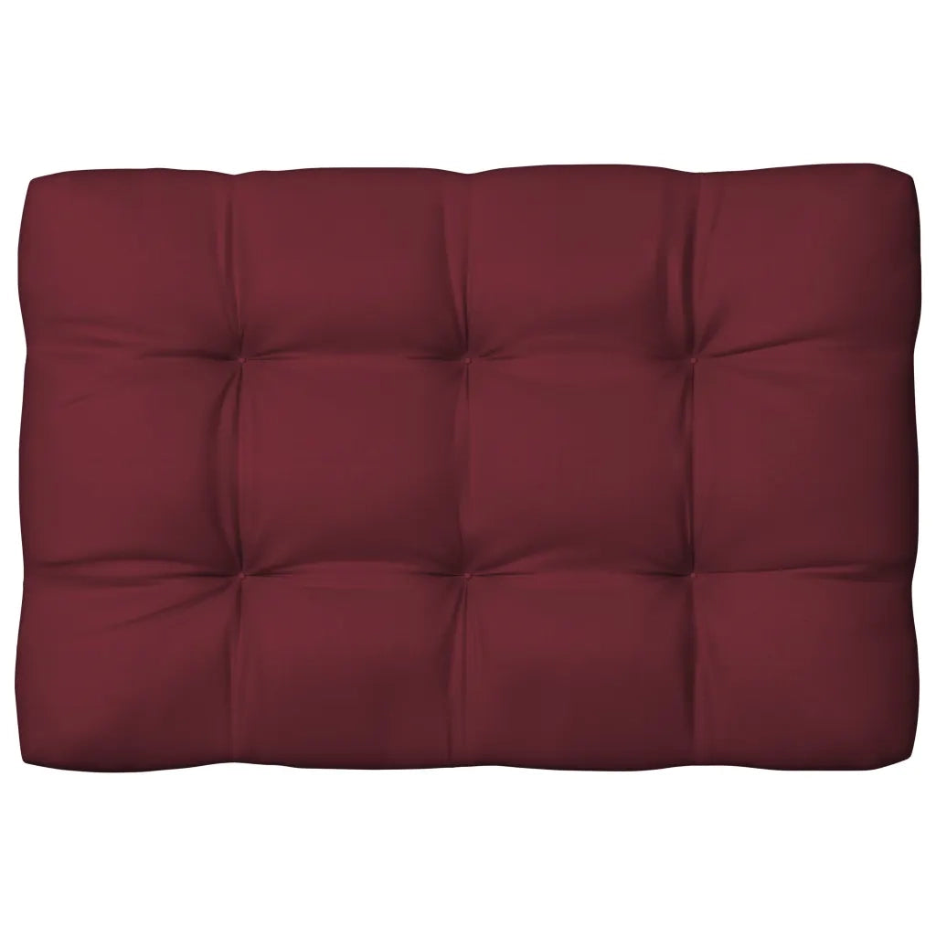 Cuscini per Divano Pallet 7 pz Rosso Vino