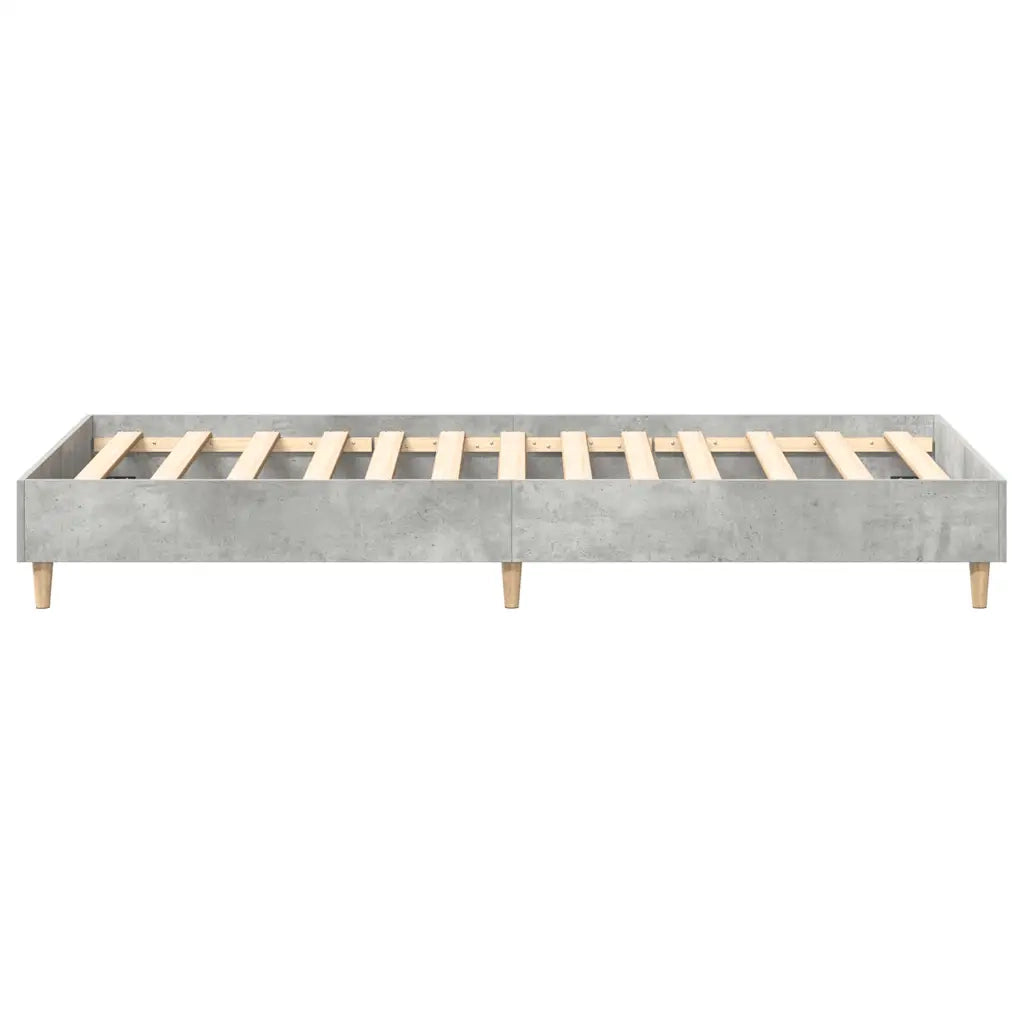 Giroletto senza Materasso Grigio Cemento 75x190 cm Truciolato 861096