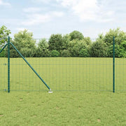 Recinzione con Posto Verde 1 x 25 m Acciaio e PVC