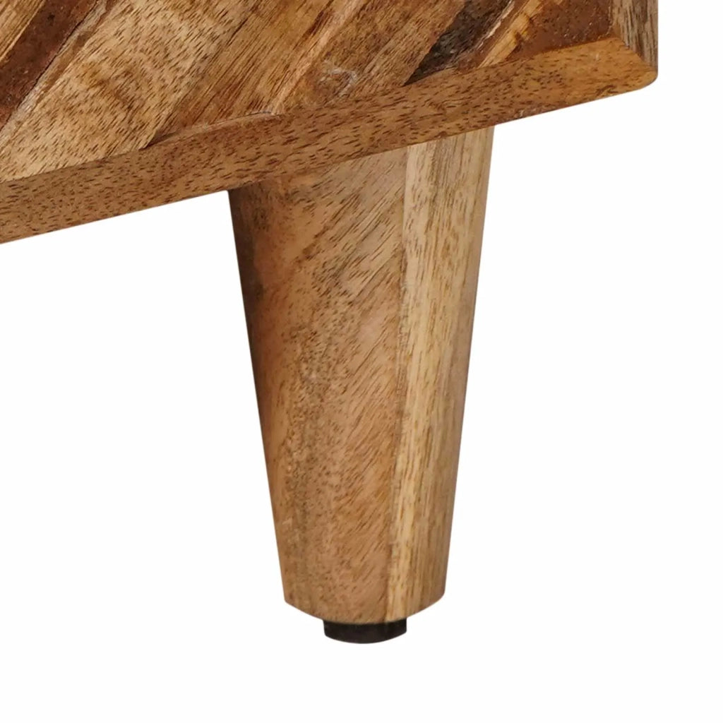 Set di Armadi da Bagno con porta 2 pcs Legno di mango massello