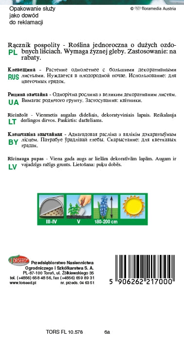 Castore - Ricinus communis 6g