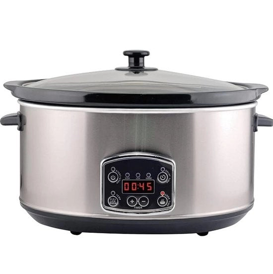 Cottura Lenta Elettrica con Timer per 4 Persone 4,5 Litri