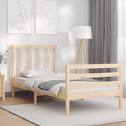 Giroletto senza Materasso-Struttura Letto 90x200 cm in Legno Massello di Pino 715910
