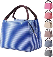 Borsa pranzo isolata con sacchetto impermeabile per bambini adulti ufficio scuola picnic (5.5L, blu)