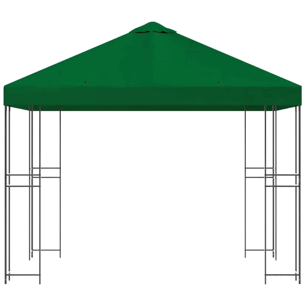 Gazebo 3 x 3 m Verde Poliestere e Acciaio 190 900329