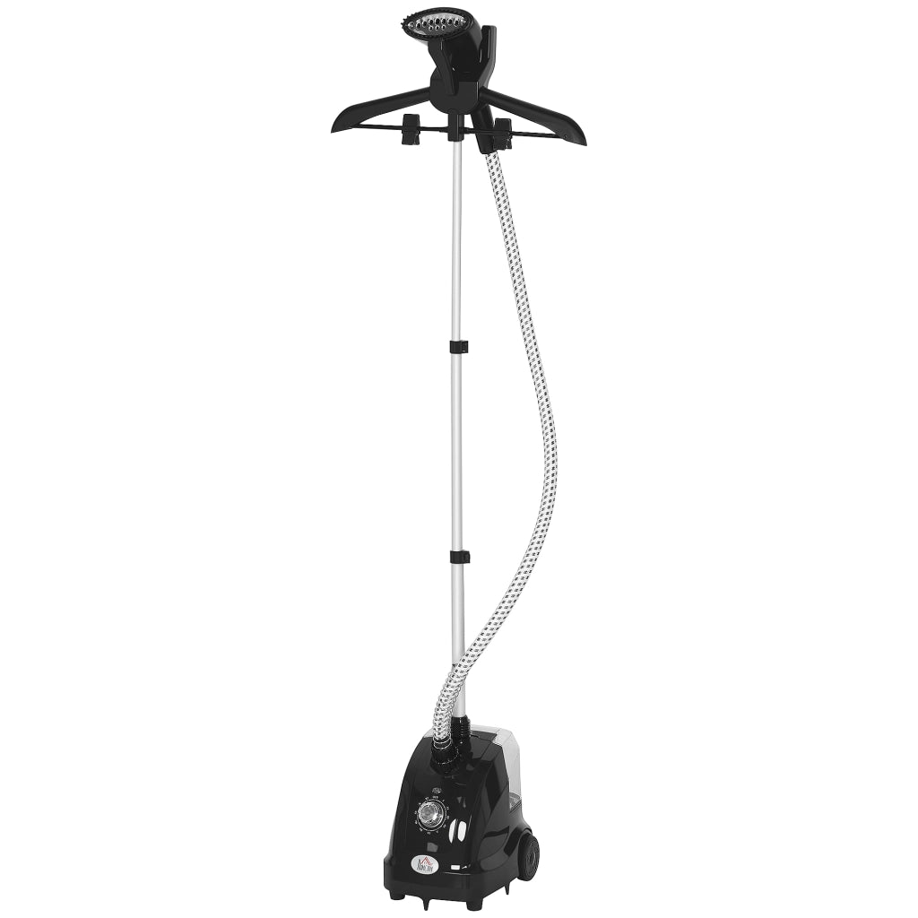 Stiratrice a Vapore Verticale ¨C Zephmum ¨C Nero, ABS e PP, 26x21.5x29 cm