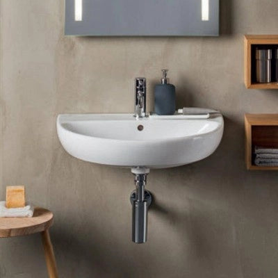 Lavabo sospeso Geberit 60 cm in ceramica bianco  Selnova