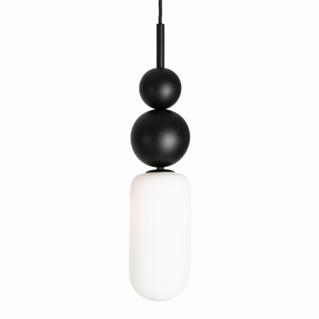 Lampada a sospensione moderna nera vetro G9 NOVA Maxlight