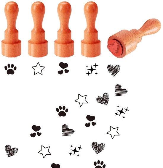 Set di timbri in gomma - 5 stili di disegni - timbri mini - timbro in legno - scrapbooking DIY - formato 2/3 pollici - set di timbri 

Modello: 
Formato: 2/3 pollici 
Set di 5 timbri